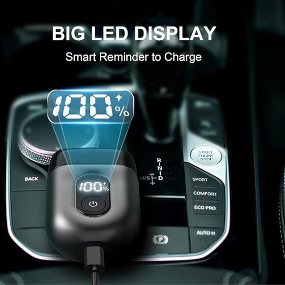 New IPX7 Waterproof Wet Dry Electric Razor with LED Display & 3 Floating Blades - Picture 2 of 7